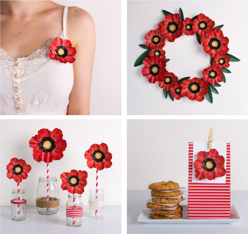 Anzac Day Printable Poppy | Tinyme Blog