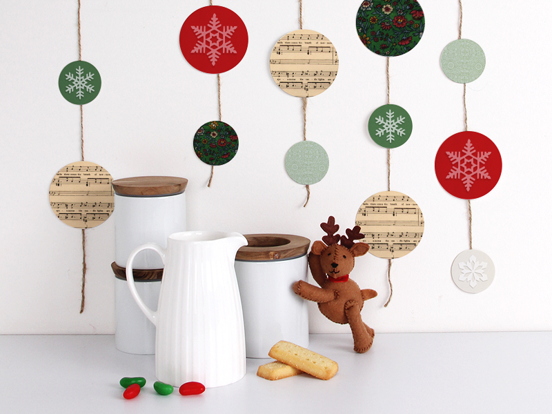 Free Printable Christmas Garland Decoration | Tinyme Blog