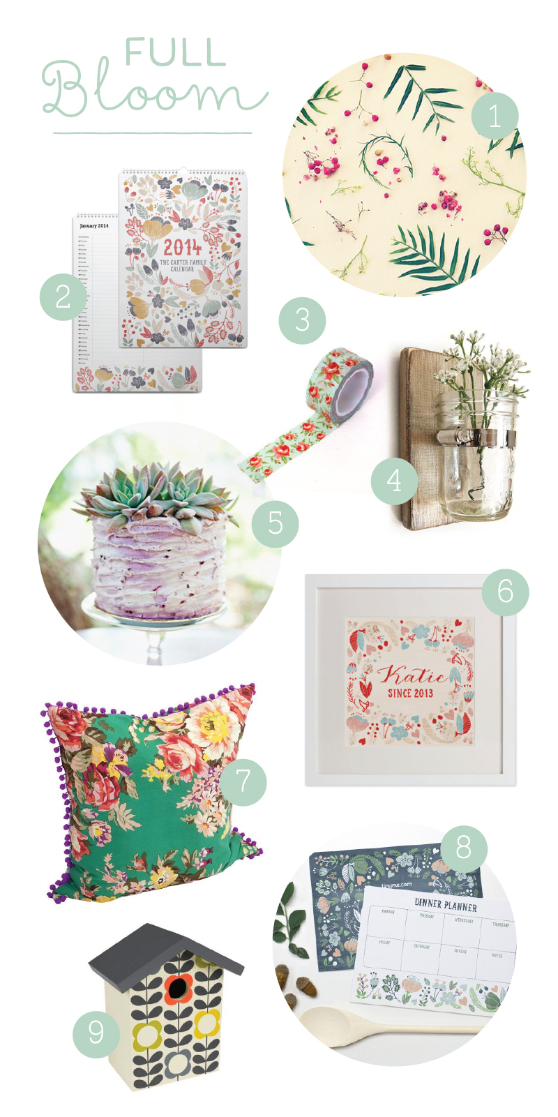 We're Loving... 'Full Bloom' Floral Theme | Tinyme Blog