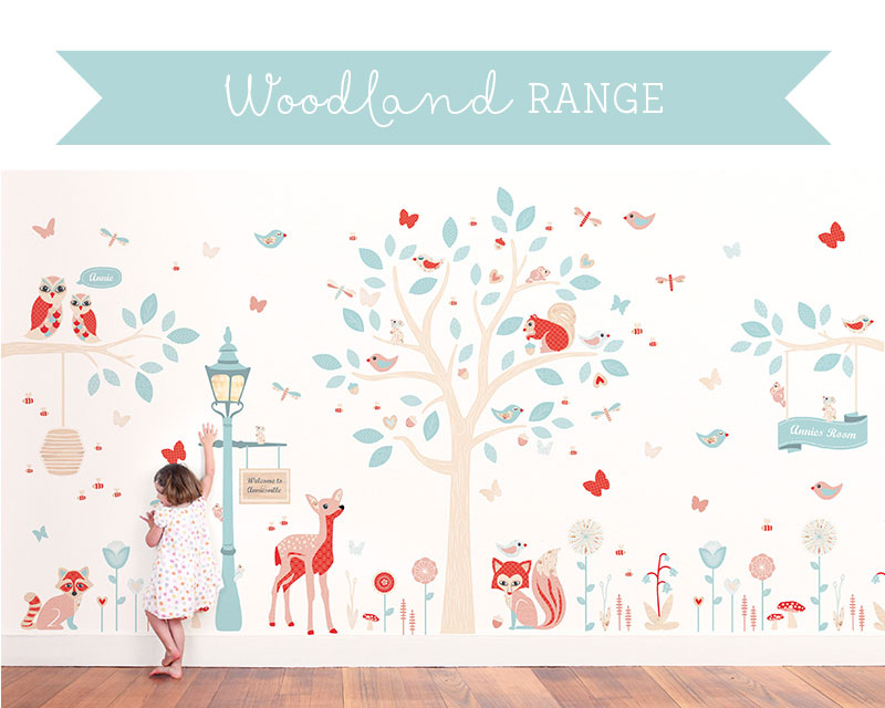 Woodland Range - Tinyme Wall Decals