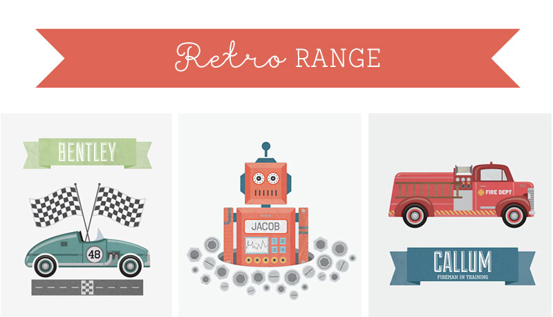 Retro Range - Tinyme Wall Decals