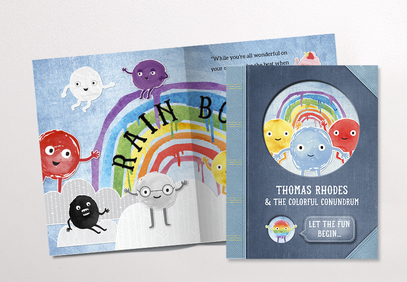 'The Colorful Conundrum' personalized storybook from Tinyme