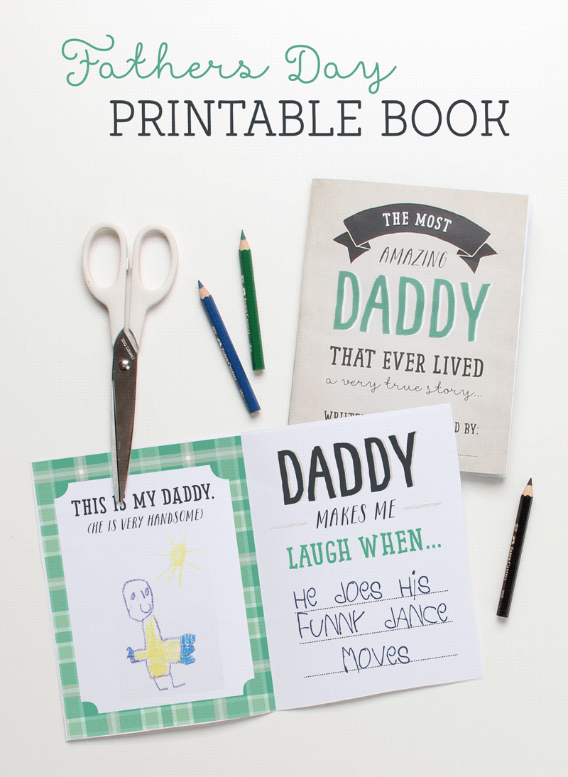 Free Fathers Day Printable Book | Tinyme Blog