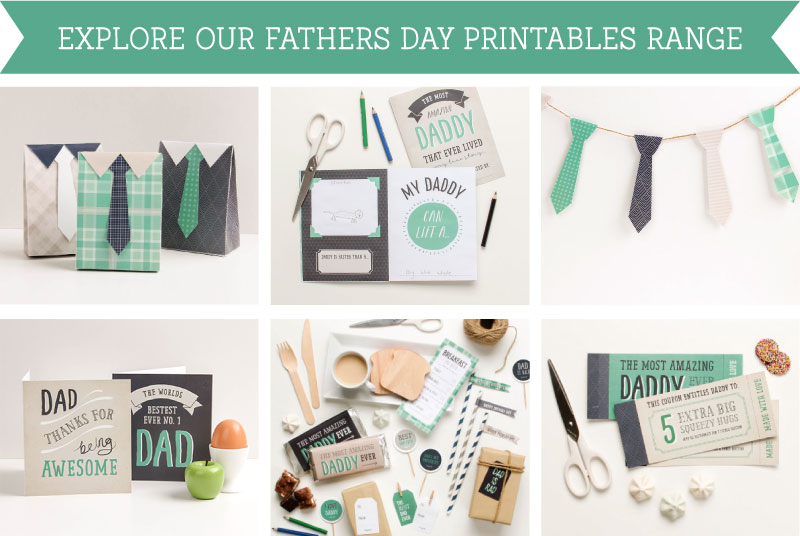 Explore the Fathers Day Printables range | Tinyme Blog