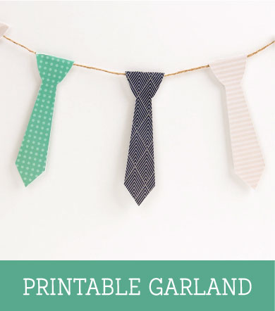 FREE Fathers Day Printable Garland ~ Tinyme