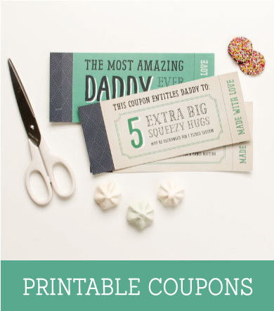 FREE Fathers Day Printable Coupons ~ Tinyme
