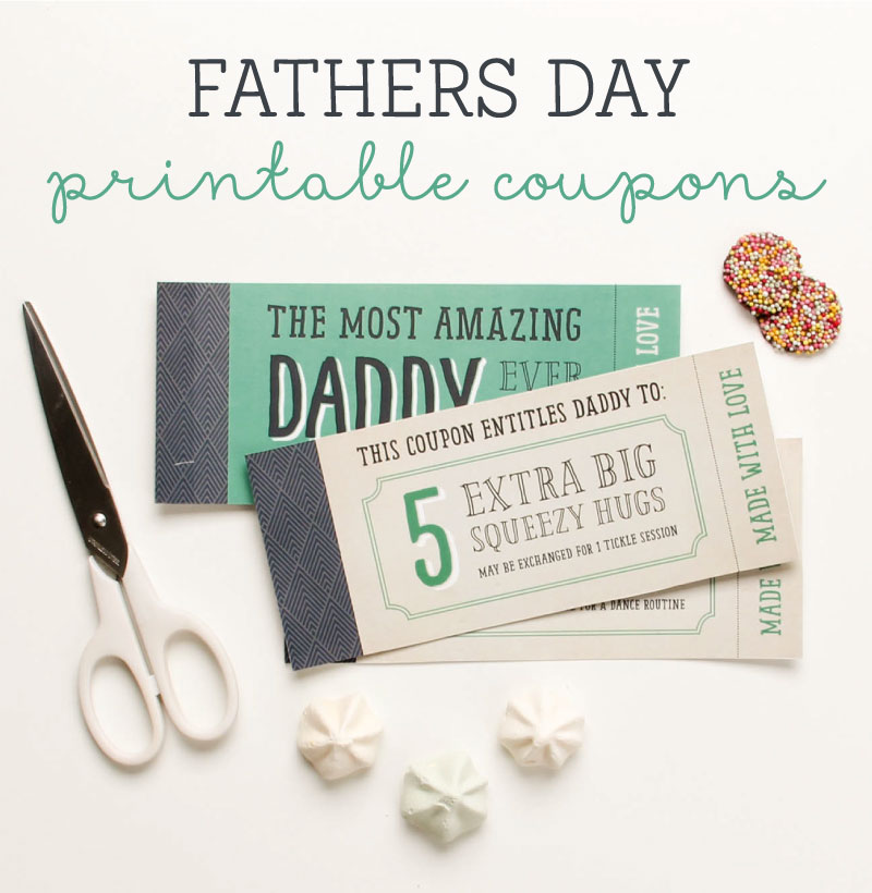 Free Fathers Day Printable Coupons | Tinyme Blog