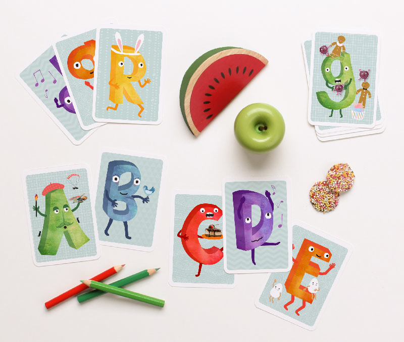 'The Amazing Alphabet' Printables - Free Playing Cards