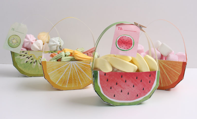 'Feeling Fruity' Printable Fruit Baskets | Tinyme Blog