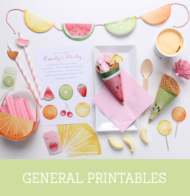 'Feeling Fruity' Free Printables | Tinyme Blog