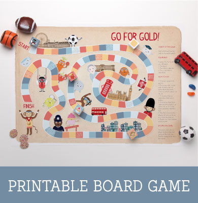 'Go for Gold' Free Printable Board Game | Tinyme Blog