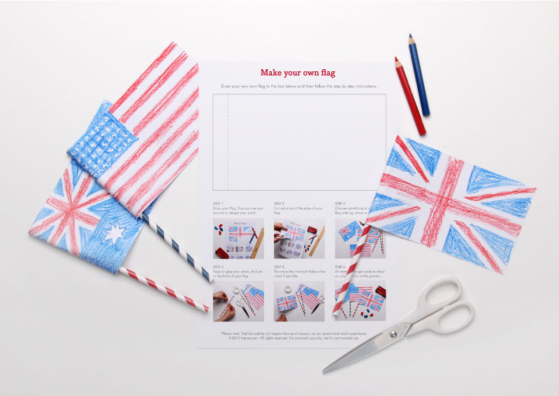 Make your own Flag Printable Activity | Tinyme Blog