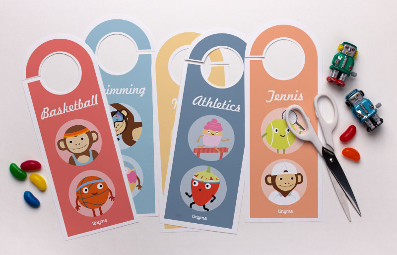 Get Sporty Printable Bookmarks | Tinyme Blog