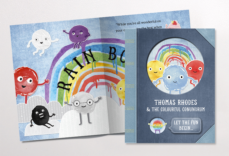 'The Colourful Conundrum' personalised storybook from Tinyme