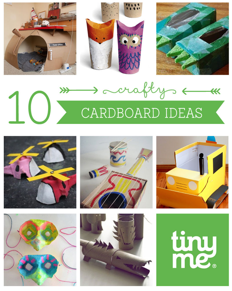 10 Cardboard Crafts - Tinyme Blog