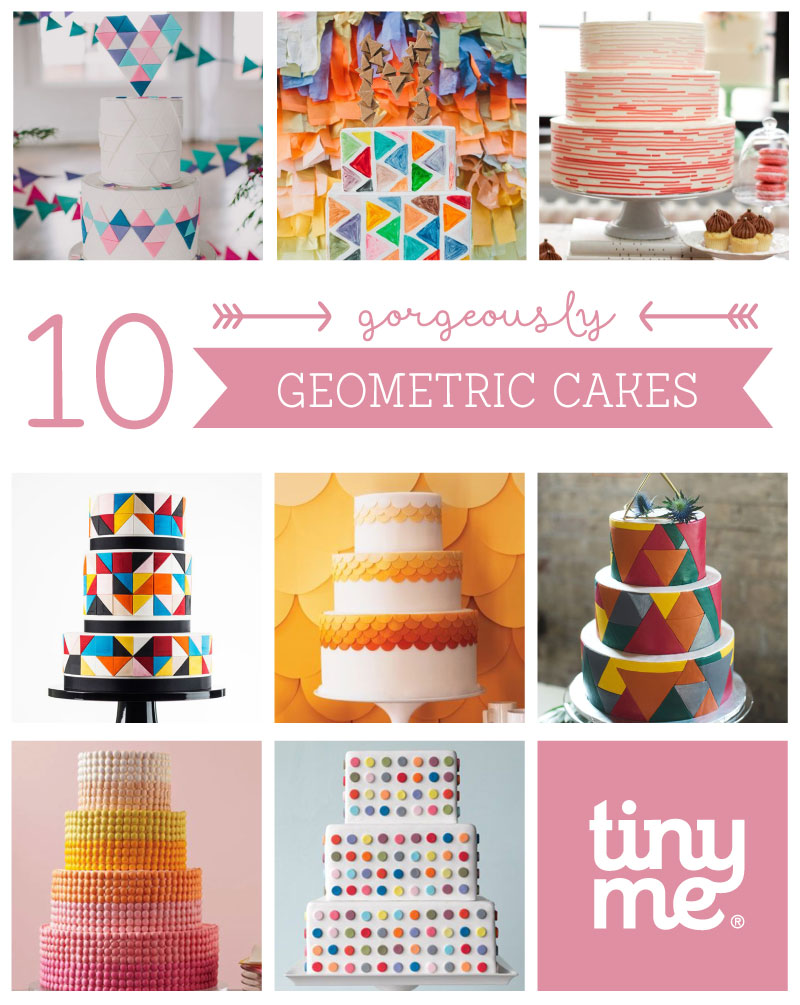 10 Geometric Cakes - Tinyme Blog