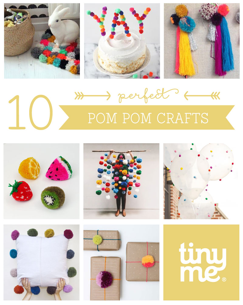 10 Pom Pom Crafts - Tinyme Blog