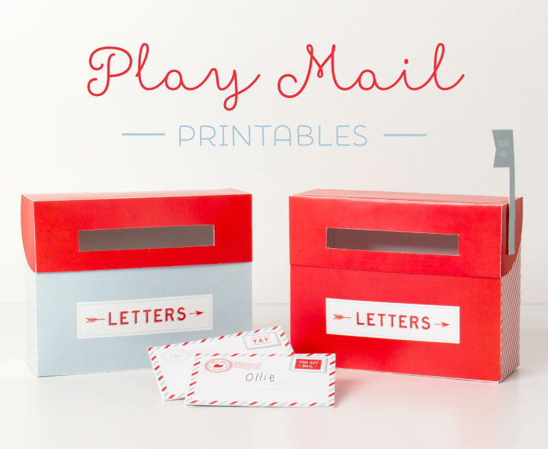 'Play Mail' Free Printables for Kids | Tinyme Blog