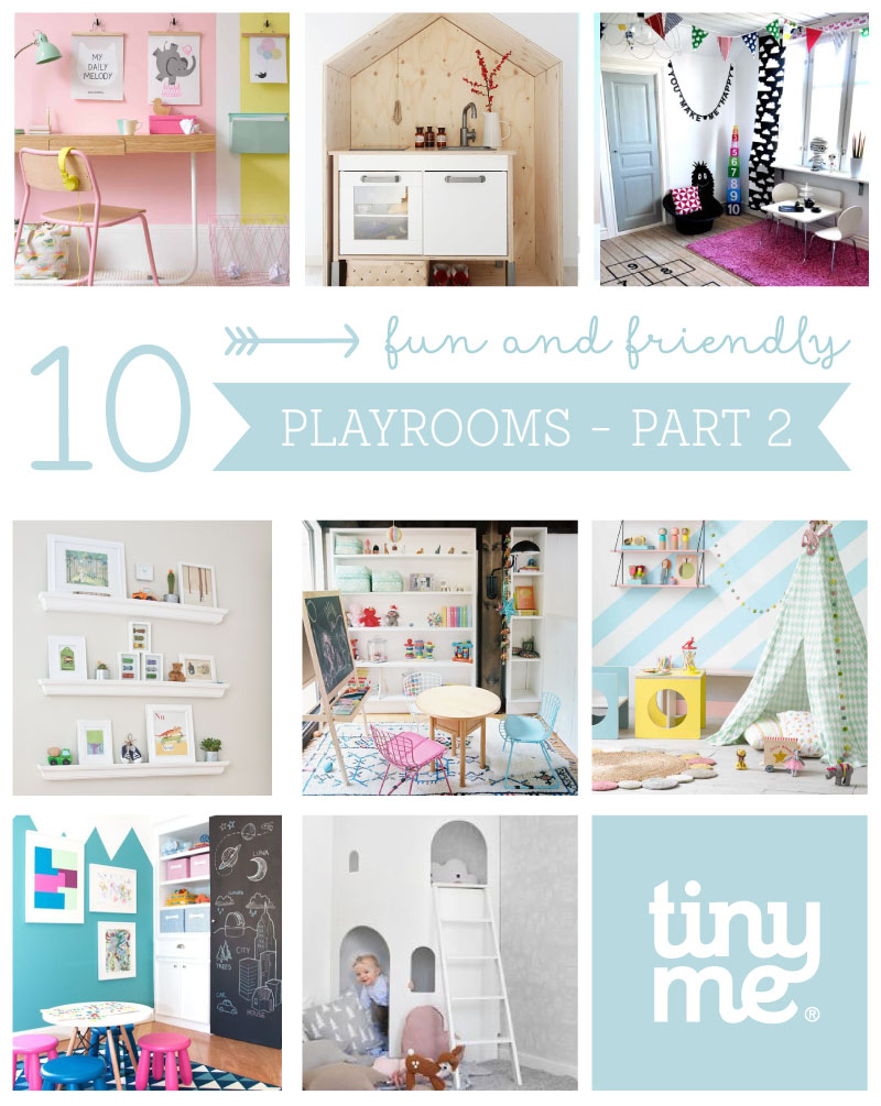 10 Fun & Friendly Kids Playrooms Part 2 - Tinyme Blog