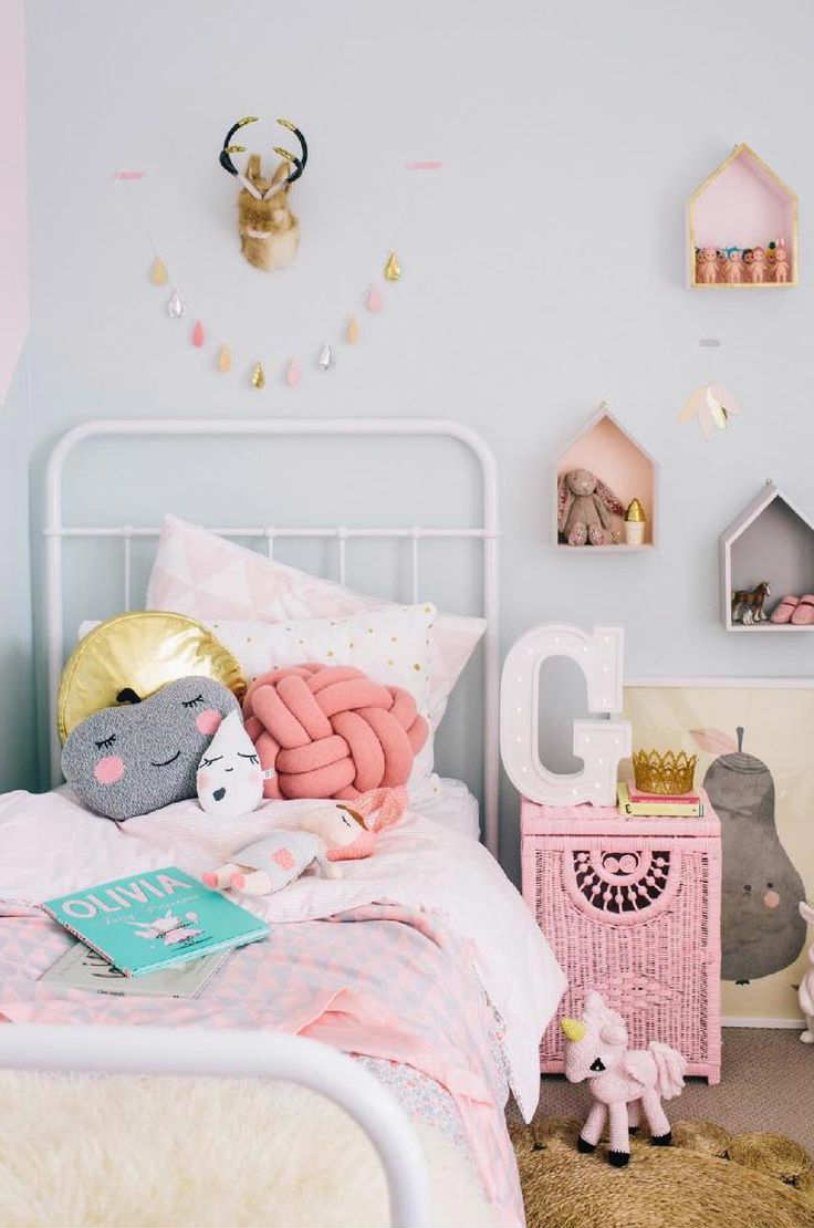 scandi girls bedroom