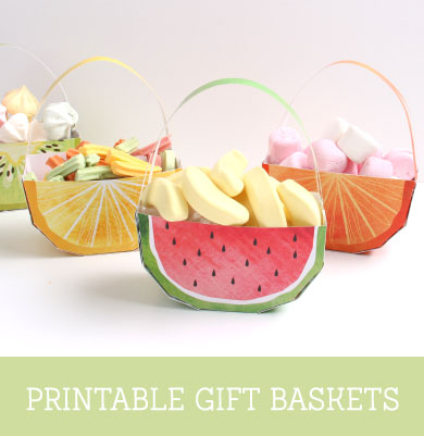 Free Feeling Fruity Printable Gift Baskets | Tinyme Blog