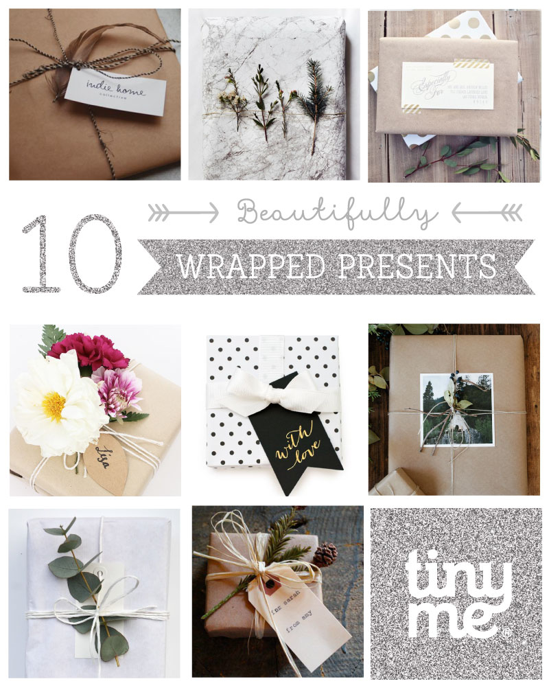 10 Beautifully Wrapped Christmas Presents - Tinyme Blog