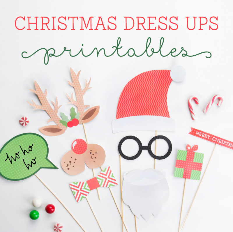 Get crafty this Christmas with FREE Dress Ups Printables - Tinyme Blog