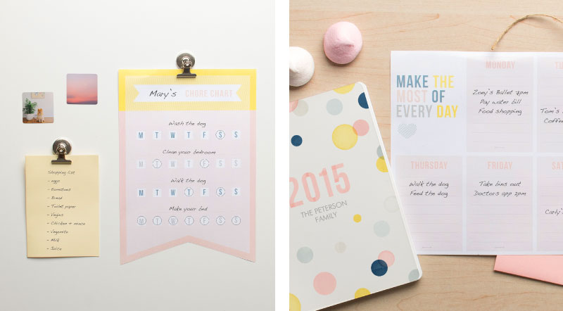 Tinyme Happy Home Planner Printables