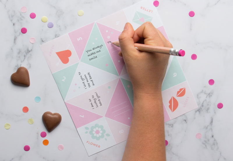 Free Lovely Chatterbox Valentines Day Printables ~ Tinyme