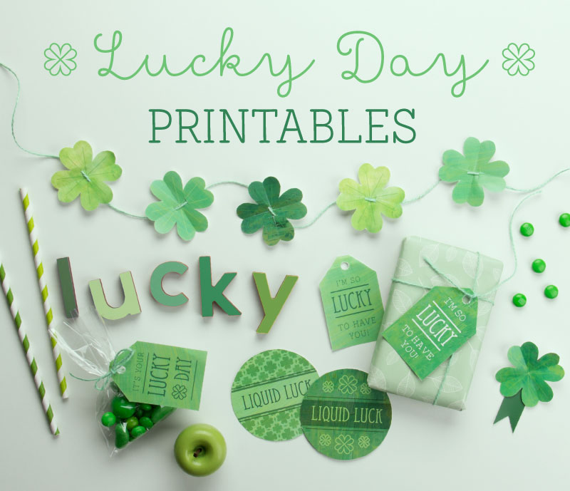 St Patrick's Day lucky Printables