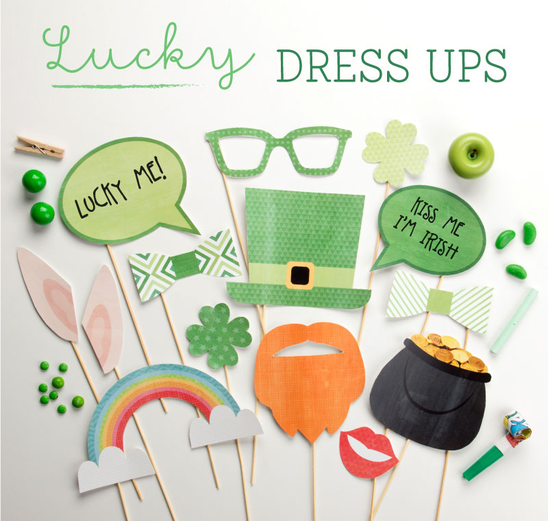 Tinyme Lucky Dress Ups Printables