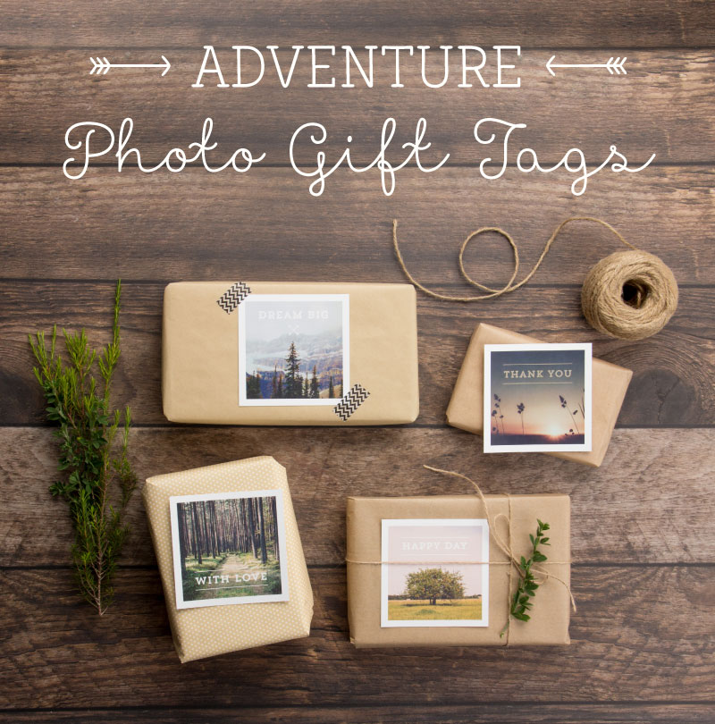 Free Adventure Photo Gift Tag Printables