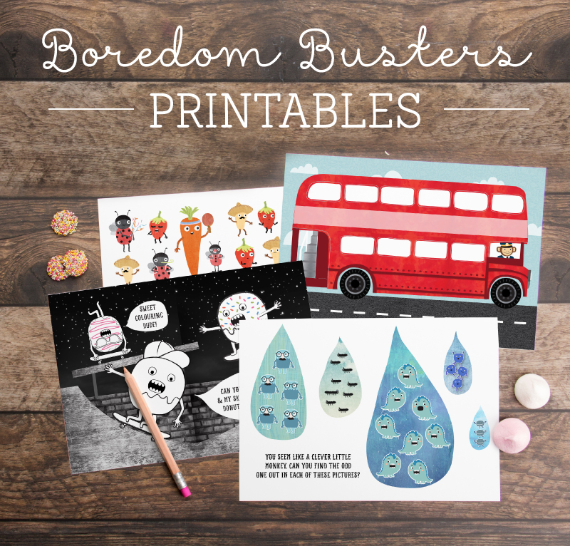 Boredom Busters Printable Activity Sheets