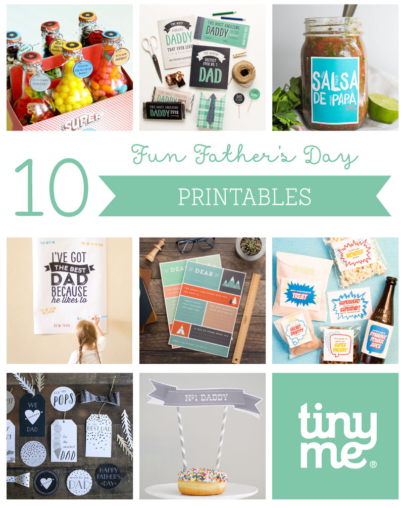 10 Fun Father's Day Printables