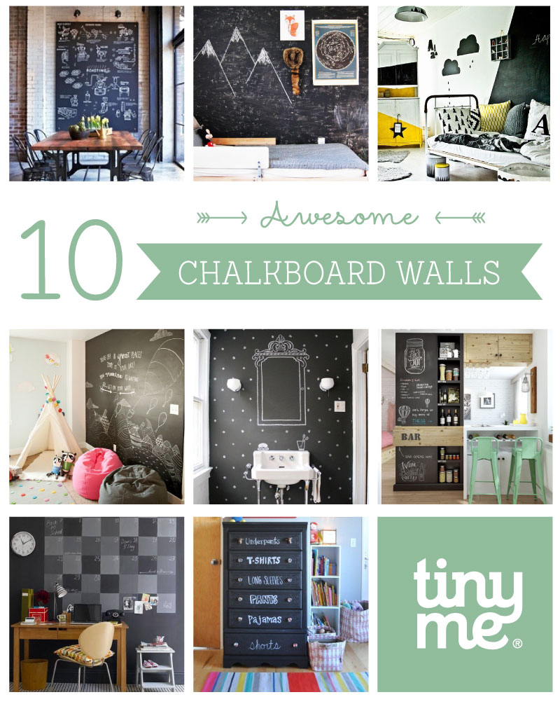 10 Awesome Chalkboard Walls