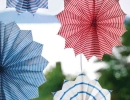 Lovely crepe-paper streamers | 10 4th of July Decoration Ideas - Tinyme Blog