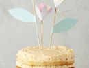 Adorable tulip cake toppers | 10 Adorable Cake Toppers Part 2 - Tinyme Blog