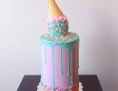 Gorgeous pastel icecream cake | 10 Amazing Drip Cakes - Tinyme Blog