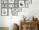 Eye catching stairway wall gallery | 10 Amazing Gallery Walls - Tinyme Blog