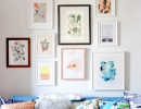 Eclectic mix of color | 10 Amazing Gallery Walls - Tinyme Blog
