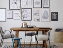 Lovely two tone frames | 10 Amazing Gallery Walls - Tinyme Blog