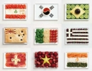 Eat some scrumptious national flags | 10 Amazingly Appetising Food Art Designs Part 2 - Tinyme Blog