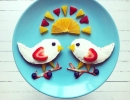 Pretty fruit love birds | 10 Amazingly Appetising Food Art Designs Part 2 - Tinyme Blog