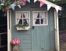 Lovely pretty garden shed | 10 Amazingly Awesome Cubby Houses Part 3 - Tinyme Blog
