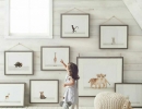 Nursery with cute animal canvas wall art | 10 Animal inspired Kids Bedrooms - Tinyme Blog