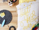 Happy and energizing yellow beddings | 10 Awesome Kids Bedding - Tinyme Blog