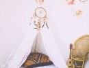 Fun and down-right adorable teepee gives a special ethnic touch | 10 Aztec Kids Rooms - Tinyme Blog