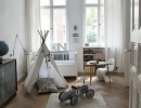 Gorgeous neutral nursery with teepee | 10 Baby Boy Nurseries - Tinyme Blog