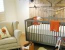 Beautiful combination of contemporary and rustic | 10 Baby Boy Nurseries - Tinyme Blog