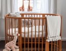 Rounded Wooden Baby Bed | 10 Brilliant Baby Beds - Tinyme Blog